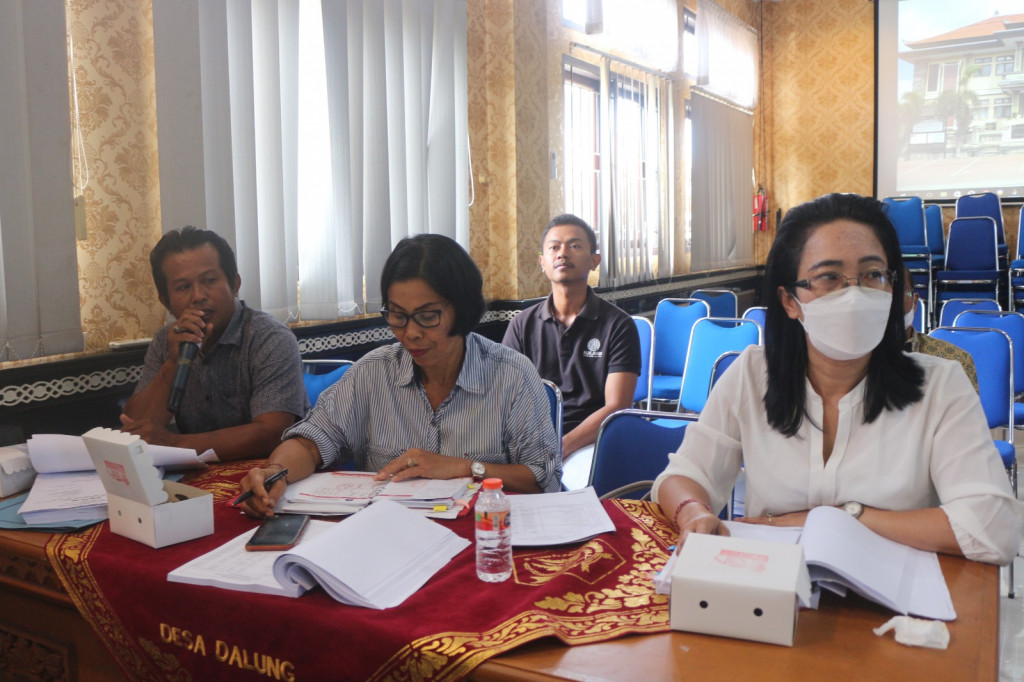Rapat Penetapan R APBDes menjadi APBDes Desa Dalung tahun 2023